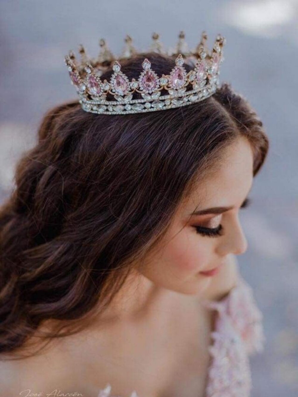 Queen Crystal Tiaras with Sparkling Rhinestone